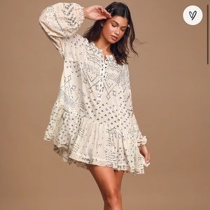 Free People Long Sleeve Button - Up Tunic